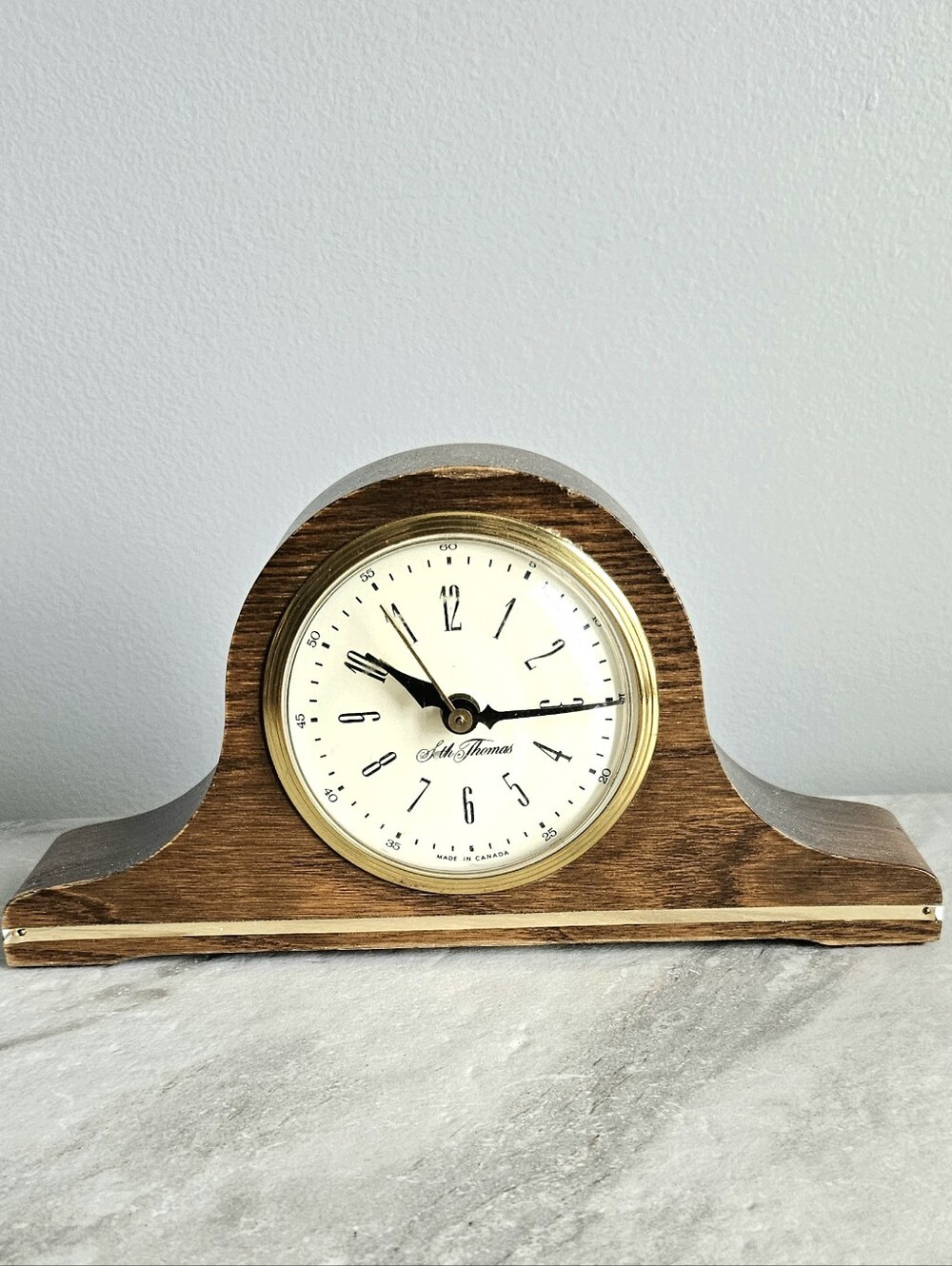 Vintage Seth Thomas "Mantelette" Electric Mantel Clock (Model 0107) - Working